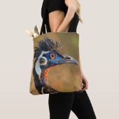 Laatste licht van de graslanden - Bengal Florican Tote Bag (Dichtbij)