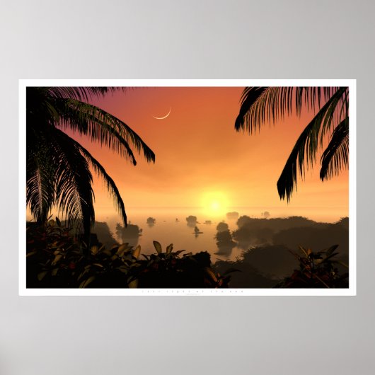 Laatste licht van de zon poster (Voorkant)