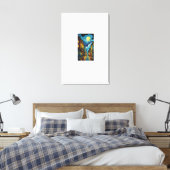 laatste lichten canvas afdruk (Insitu (Slaapkamer))