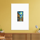 laatste lichten canvas afdruk (Insitu (Woonkamer))