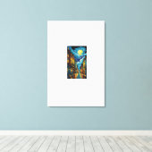 laatste lichten canvas afdruk (Insitu (Houten vloer))