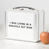 Laatste lijn van I, Sinkhole Lunchbox (In situ)