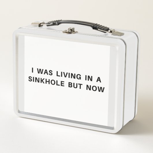 Laatste lijn van I, Sinkhole Lunchbox (Voorkant)