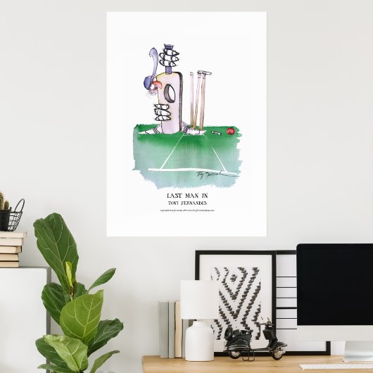 laatste man in tony fernandes poster (Thuiskantoor)