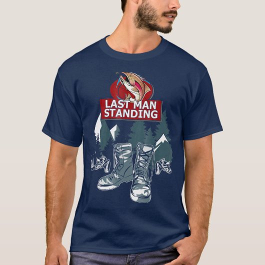 Laatste Man Permanent Love Camping for Men Women T-shirt (Voorkant)