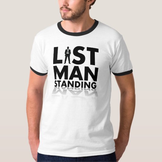 LAATSTE MAN STANDING T-SHIRT (Voorkant)