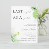 Laatste Margarita als een Señorita Mexicaans Vrijg Kaart (Staand voorkant)