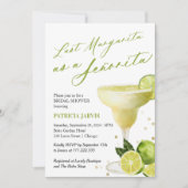 Laatste Margarita als een Señorita Vrijgezellenfee Kaart (Voorkant)