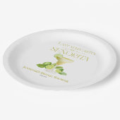 Laatste Margarita als een Señorita Vrijgezellenfee Papieren Bordje (Gekanteld)