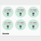 Laatste Mens In De Chat Grappige AI Pixel Sticker (Vel)