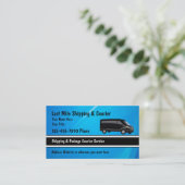 Laatste mijl Verzending & Koerier Visitekaartje (Staand voorkant)