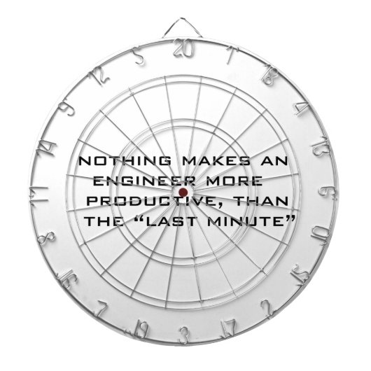 Laatste minuut dartbord (Voorkant)