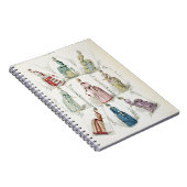 Laatste Modes in Parijs, negen dagen jurken in een Notitieboek (Rechterzijde)