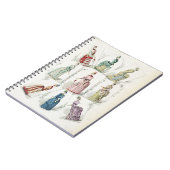 Laatste Modes in Parijs, negen dagen jurken in een Notitieboek (Linkerzijde)