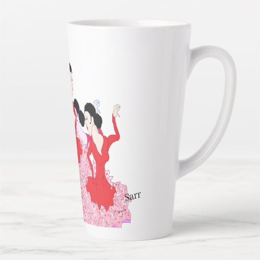 Laatste Mok: Spaanse danseres Latte Mok (Rechts)