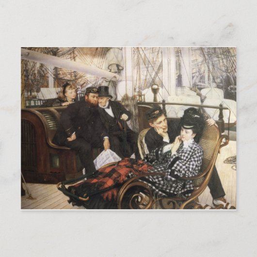 Laatste nacht op het schip briefkaart (Voorkant)