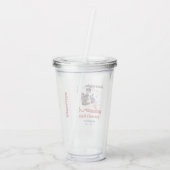 Laatste nacht van de onafhankelijkheid 4 juli Bach Acryl Drinkbeker (Achterkant)