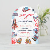 Laatste nacht van de onafhankelijkheid 4e van Bach Kaart (Staand voorkant)