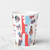 Laatste nacht van de onafhankelijkheid 4e van Bach Papieren Bekers (Rechts)