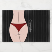 Laatste Nacht Van Vrijheid Vrijgezellenfeest Likeurfles Etiket (Enkel label)