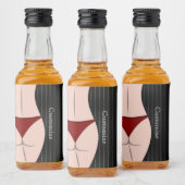 Laatste nacht vrijheidsvrijheidspartij likeurfles etiket (Flessen)