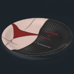 Laatste nacht vrijheidsvrijheidspartij papieren bordje<br><div class="desc">*Aanpassen met jouw tekst.</div>