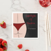 Laatste nacht vrijheidsvrijheidspartij servet (Insitu)