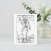 Laatste Nerve - Halloween Skelet Briefkaart (Staand voorkant)