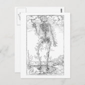 Laatste Nerve - Halloween Skelet Briefkaart (Voorkant / Achterkant)