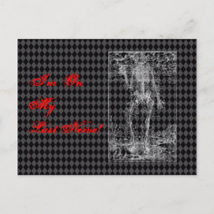 Laatste Nerve - Halloween Skelet Briefkaart