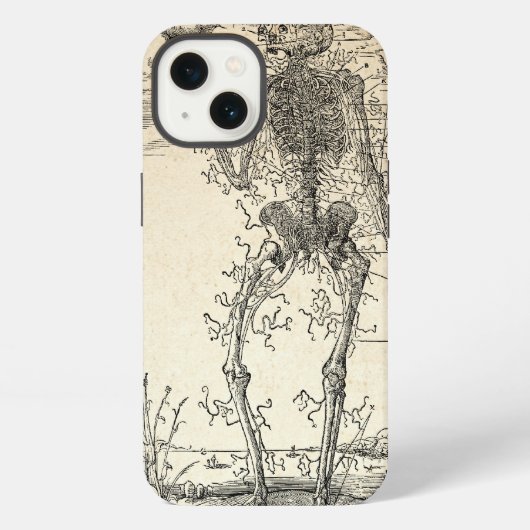 Laatste Nerve - Halloween Skelet iPhone Hoesje (Achterkant)