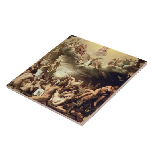 Laatste oordeel tegeltje (Zijkant)