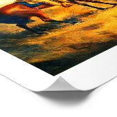 Laatste oorlogskopper, inheemse Amerikaan Poster (Hoek)