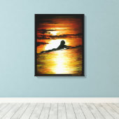 Laatste oproep canvas afdruk (Insitu (Houten vloer))