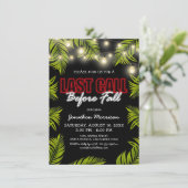 Laatste oproep voor Herfst uitnodiging (Staand voorkant)