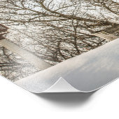 Laatste overdekte brug in Wisconsin Cedarburg, WI Foto Afdruk (Hoek)