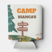 Laatste pad voor de sluier Camp Bachelorette Blikjeskoeler (Achterkant)