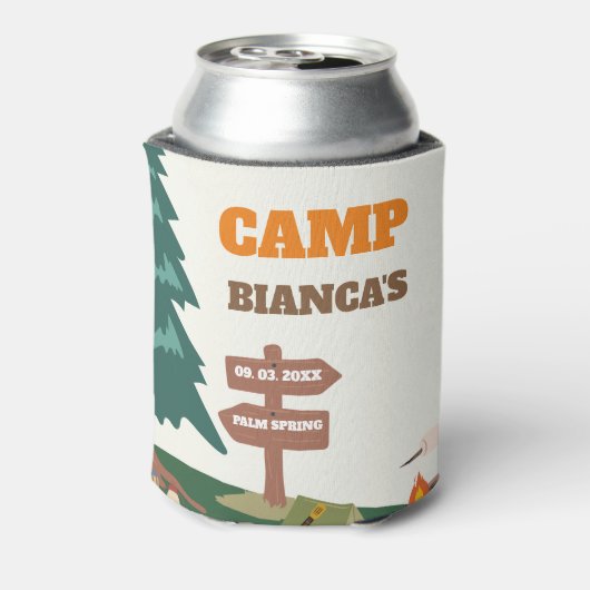 Laatste pad voor de sluier Camp Bachelorette Blikjeskoeler (Blikje Achterkant)