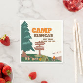 Laatste pad voor de sluier Camp Bachelorette Servet (Insitu)