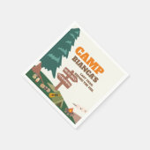 Laatste pad voor de sluier Camp Bachelorette Servet (Hoek)