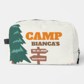 Laatste pad voor de sluier Camp Bachelorette Toilettasje (Voorkant)