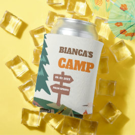 Laatste pad voor de Veil Camp Bachelorette Party Blikjeskoeler