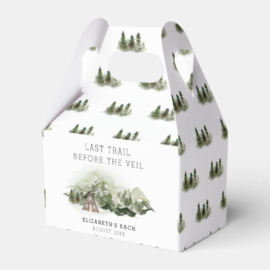 Laatste pad voor het sluier vrijgezellenweekend bedankdoosjes (Achterkant)