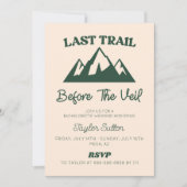 Laatste pad voor het sluier vrijgezellenweekend kaart (Voorkant)