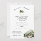 Laatste pad voor het sluier vrijgezellenweekend kaart (Achterkant)