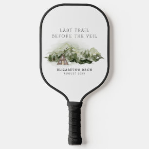 Laatste pad voor het sluier vrijgezellenweekend pickleball paddle