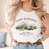 Laatste pad voor het sluier vrijgezellenweekend t-shirt