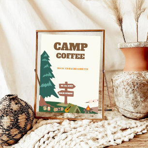 Laatste pad voor het Veil Camp koffiebord Poster