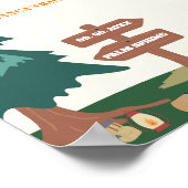 Laatste pad voor het Veil Camp koffiebord Poster (Hoek)