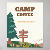 Laatste pad voor het Veil Camp koffiebord Poster (Voorkant)